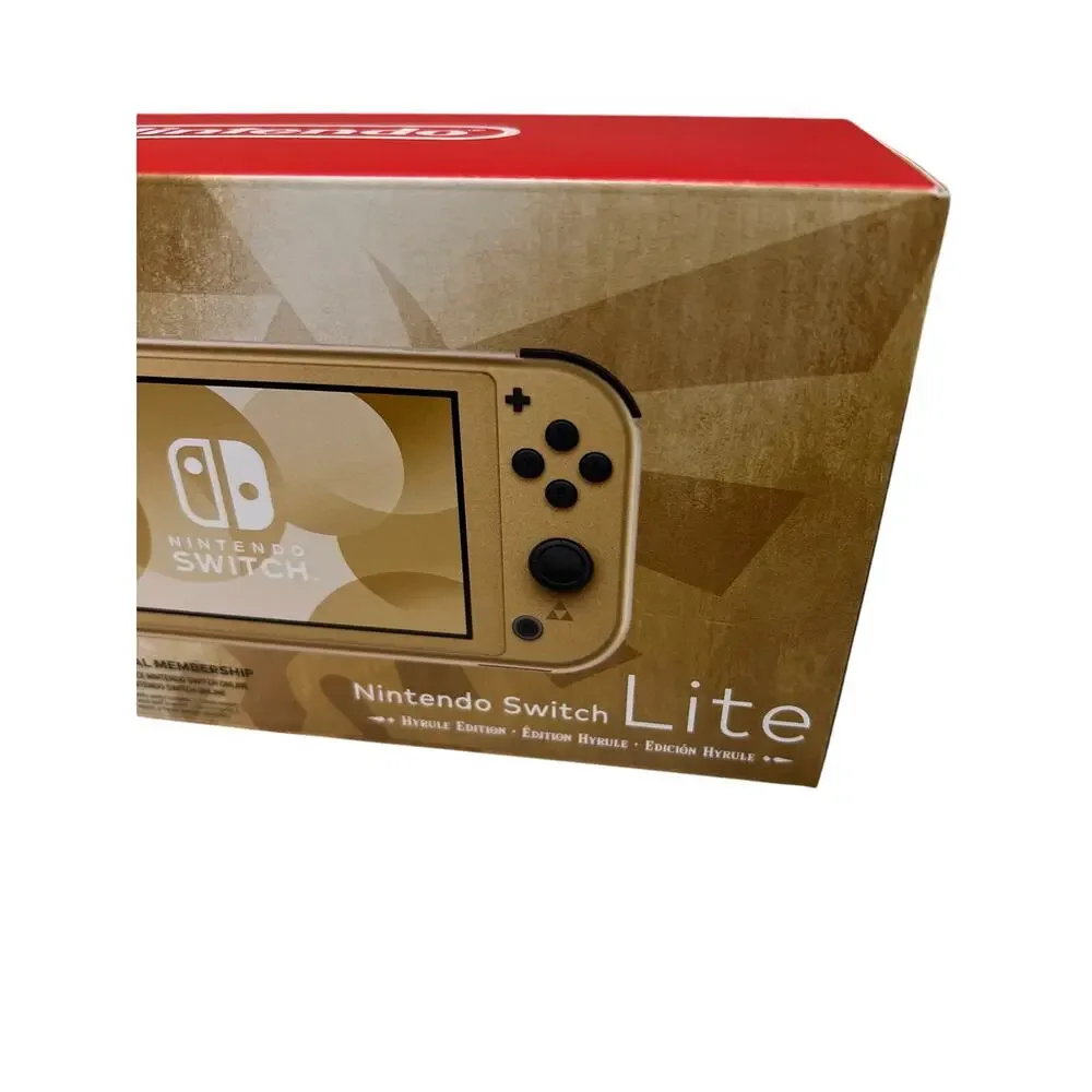 NEW SEALED Nintendo Switch Lite Hyrule Edition Gold Zelda Handheld Console NIB